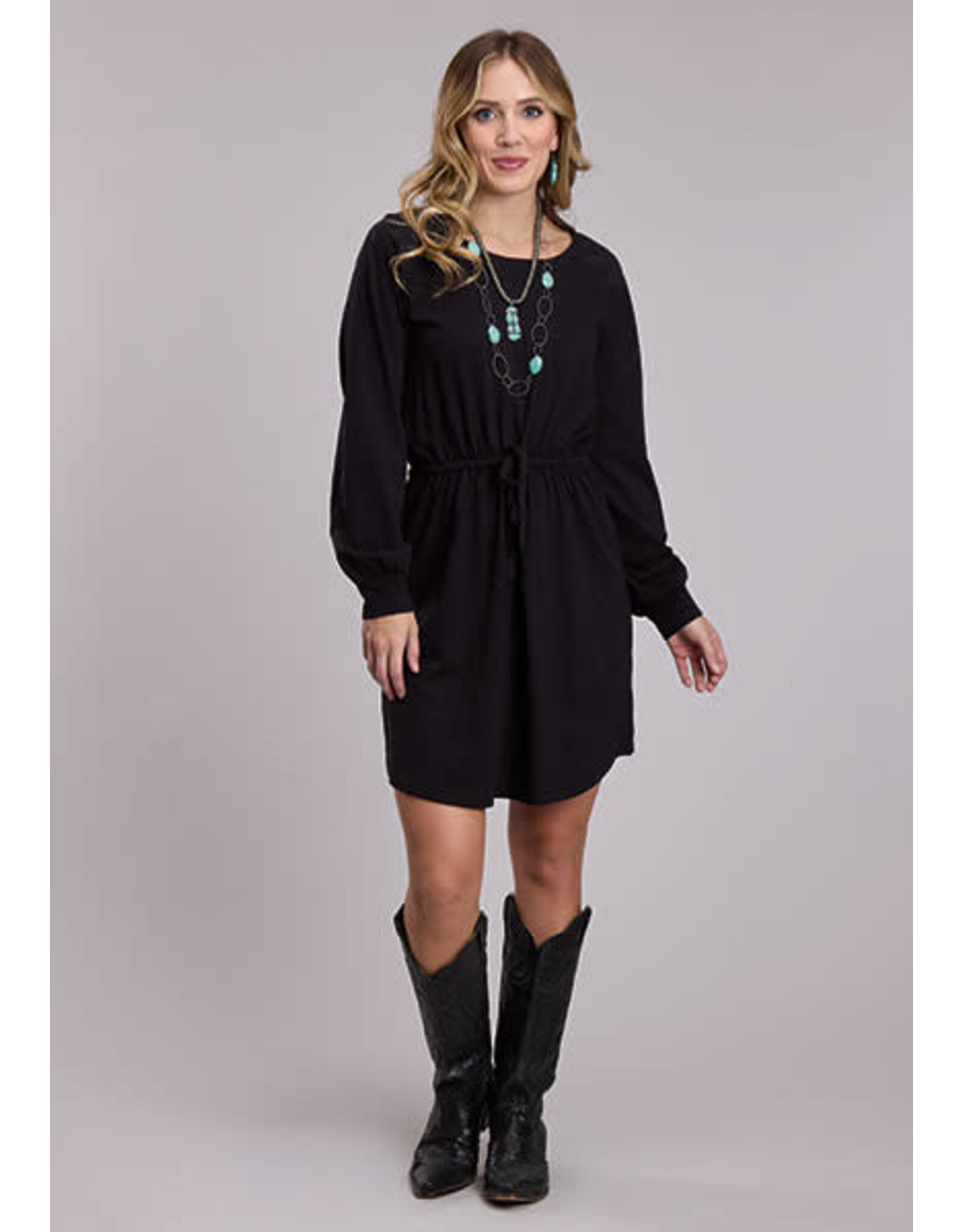 DRESS WMS ROPER CREW NECK BLACK