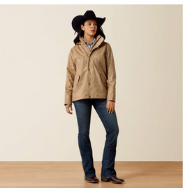 DRIZZLE RAIN COAT WMS ARIAT FADED LEOPARD