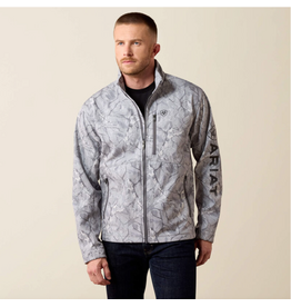 JACKET MNS ARIAT SOFTSHELL GREY CAMO PRINT
