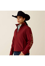 JACKET WMS ARIAT LOGO SOFTSHELL SYRAH