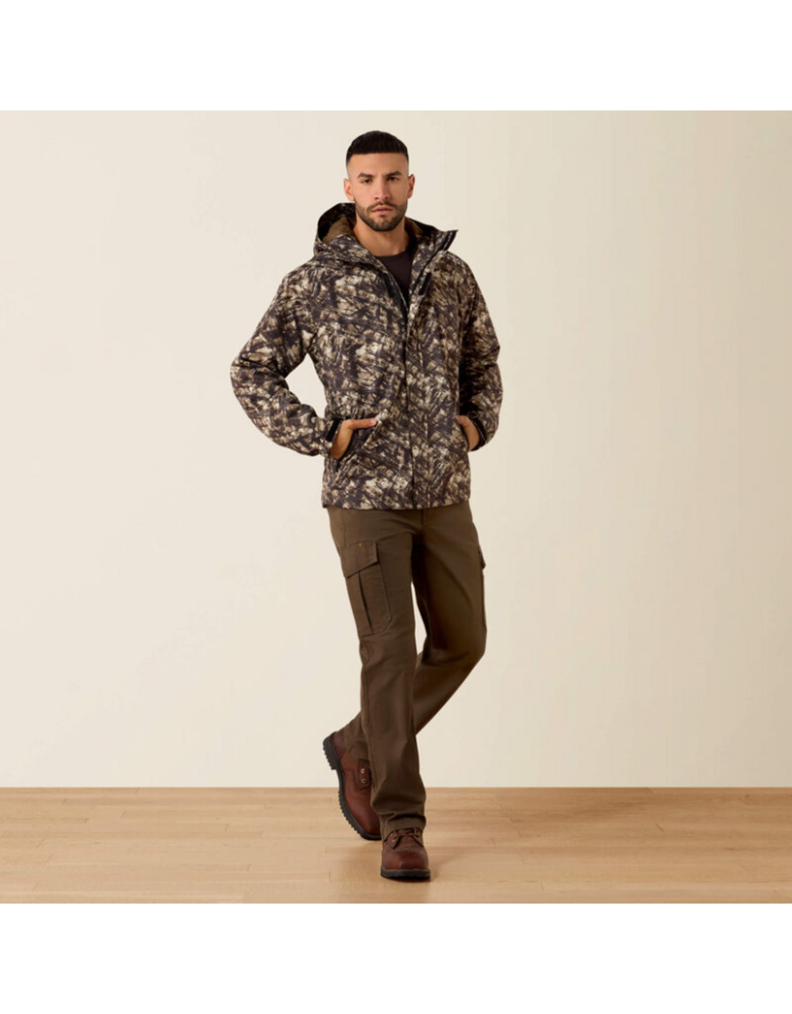 JACKET MNS ARIAT REBAR STORMSHELL CAMO