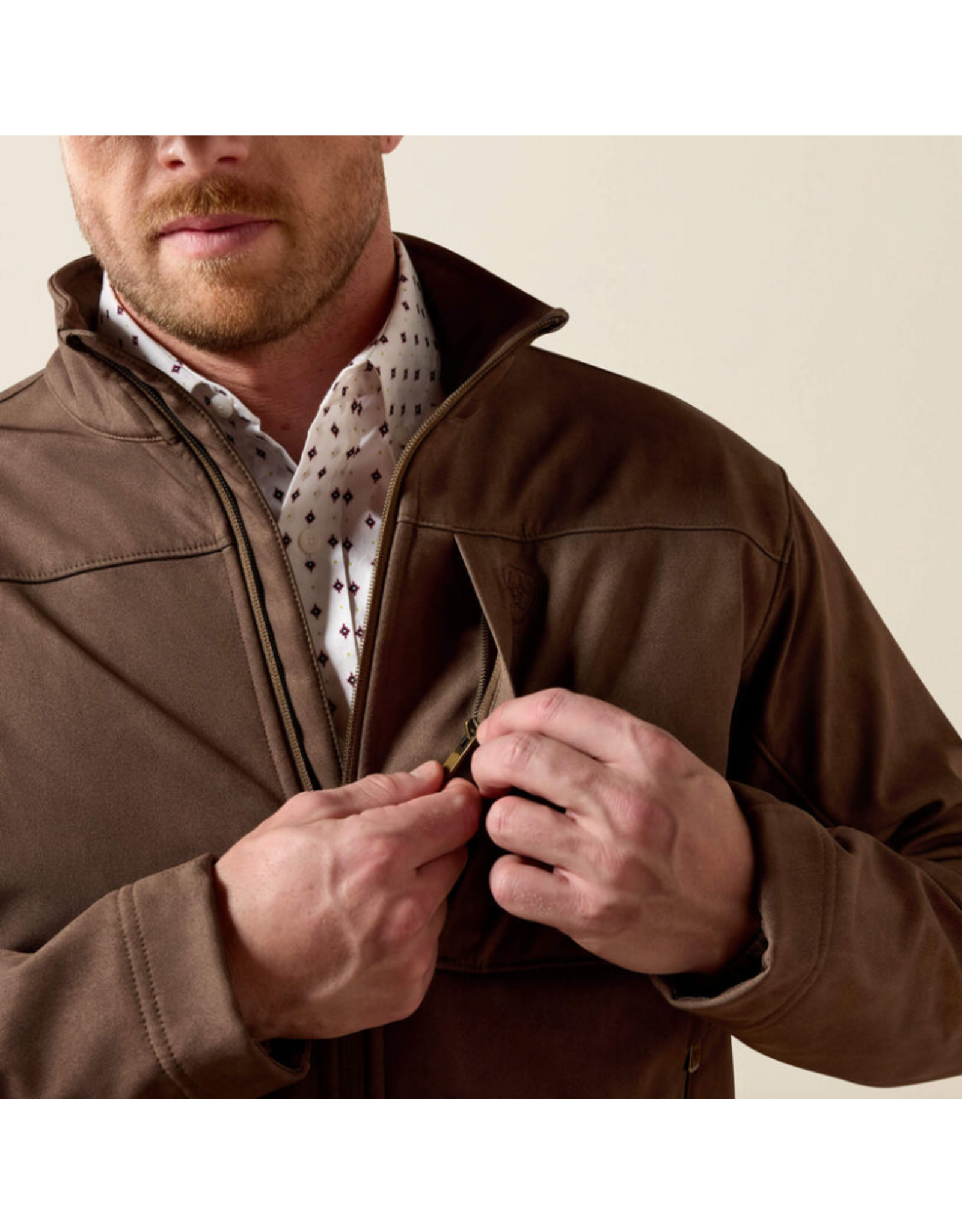 JACKET MNS ARIAT VERNON  WREN FAUX LEATHER