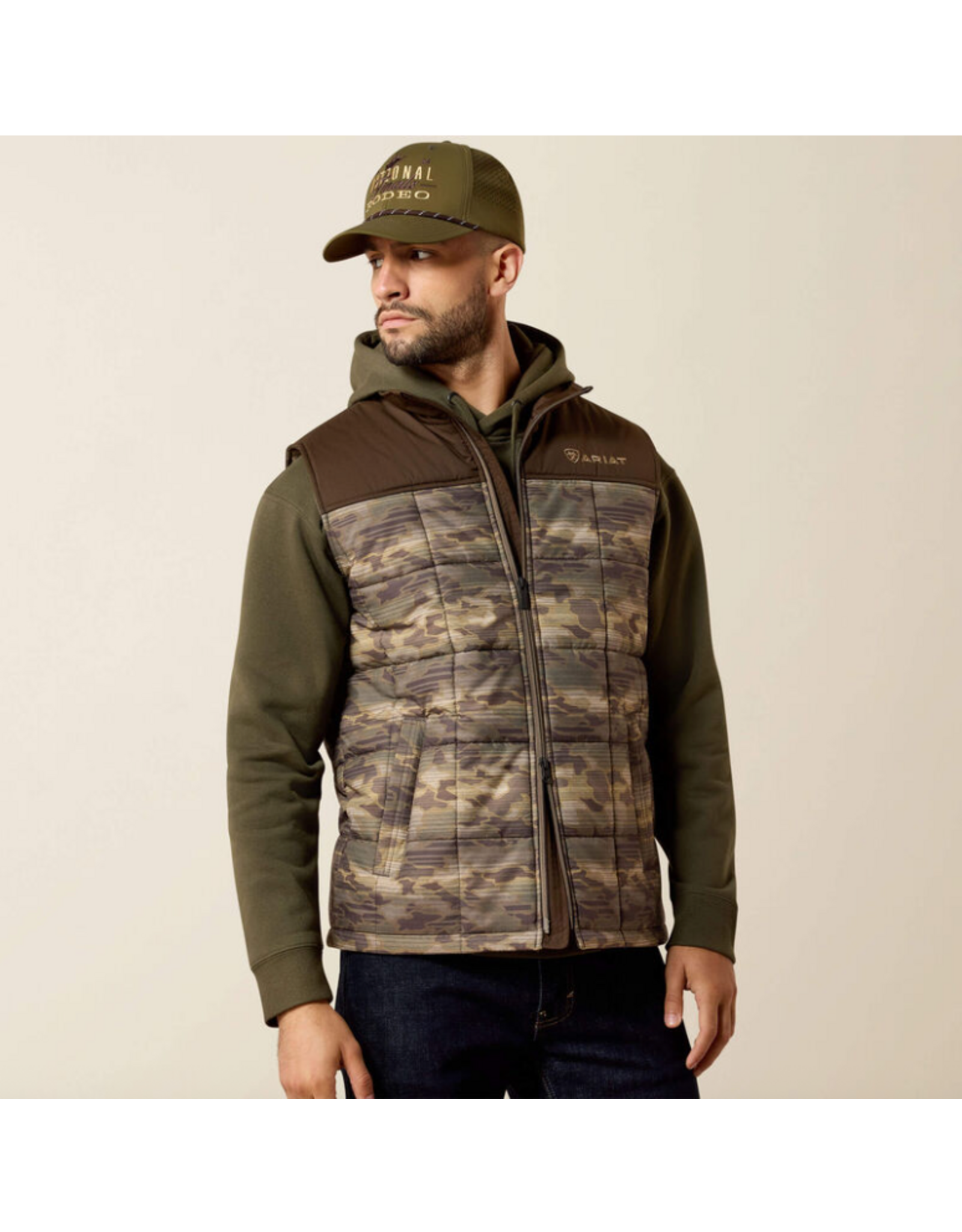VEST MNS CRIUS INSULATED WREN CAMO SERAPE