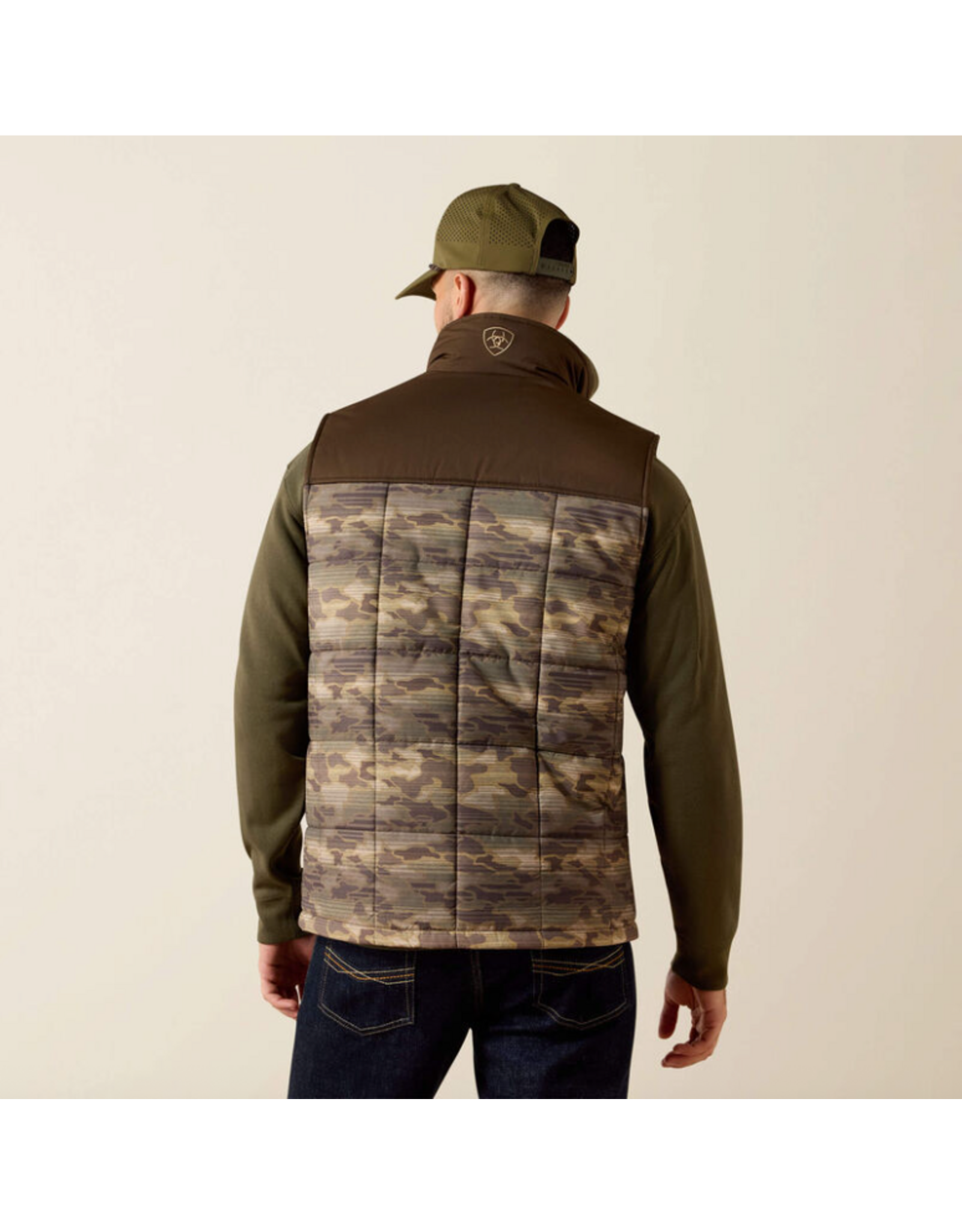 VEST MNS CRIUS INSULATED WREN CAMO SERAPE