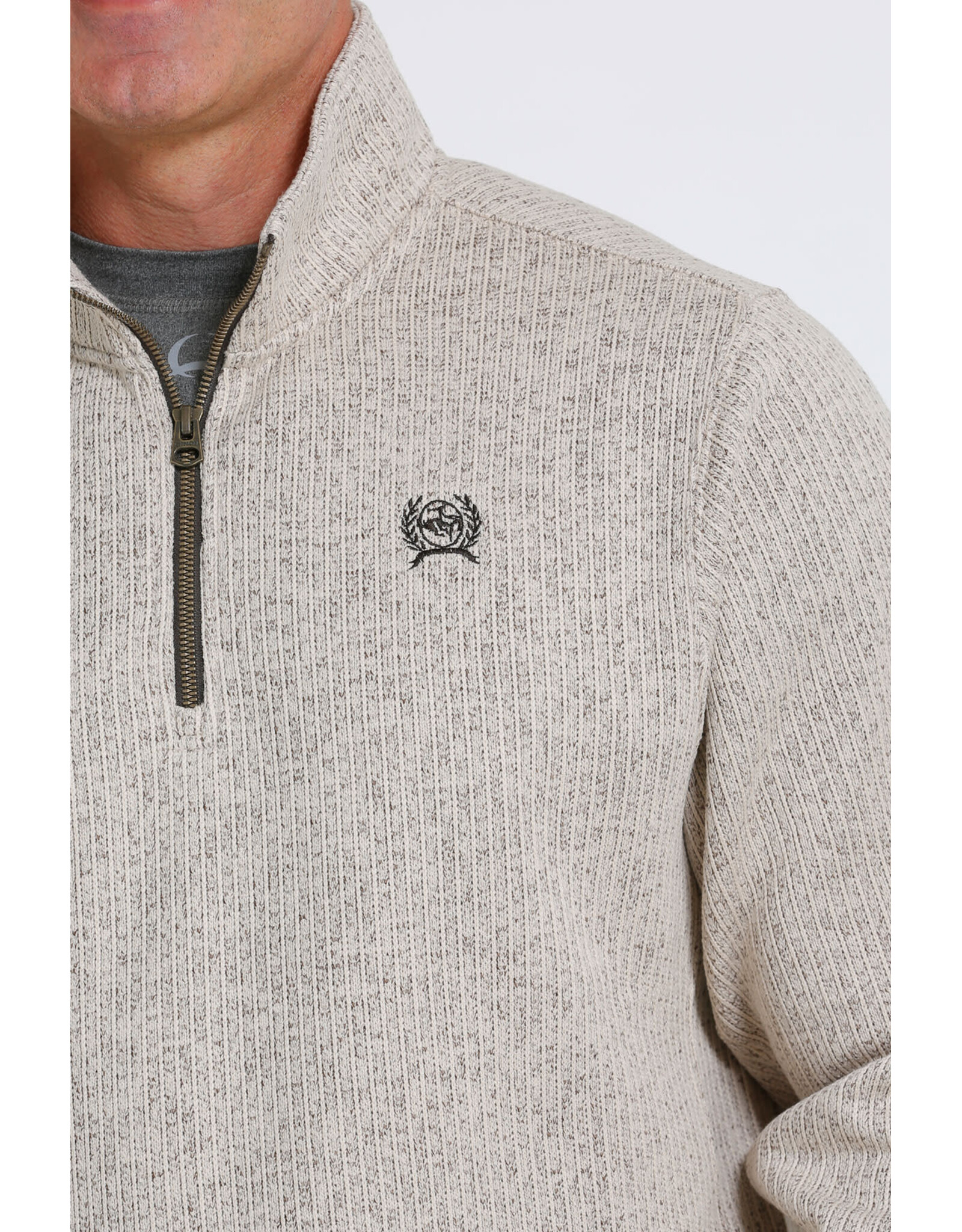 CINCH SWEATER MENS CINCH 1/4 ZIP STN