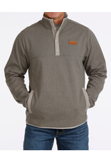 CINCH PULLOVER CINCH MENS GRAY 1/2 ZIP