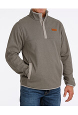 CINCH PULLOVER CINCH MENS GRAY 1/2 ZIP