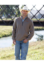 CINCH PULLOVER MNS CINCH 1/2 ZIP BROWN
