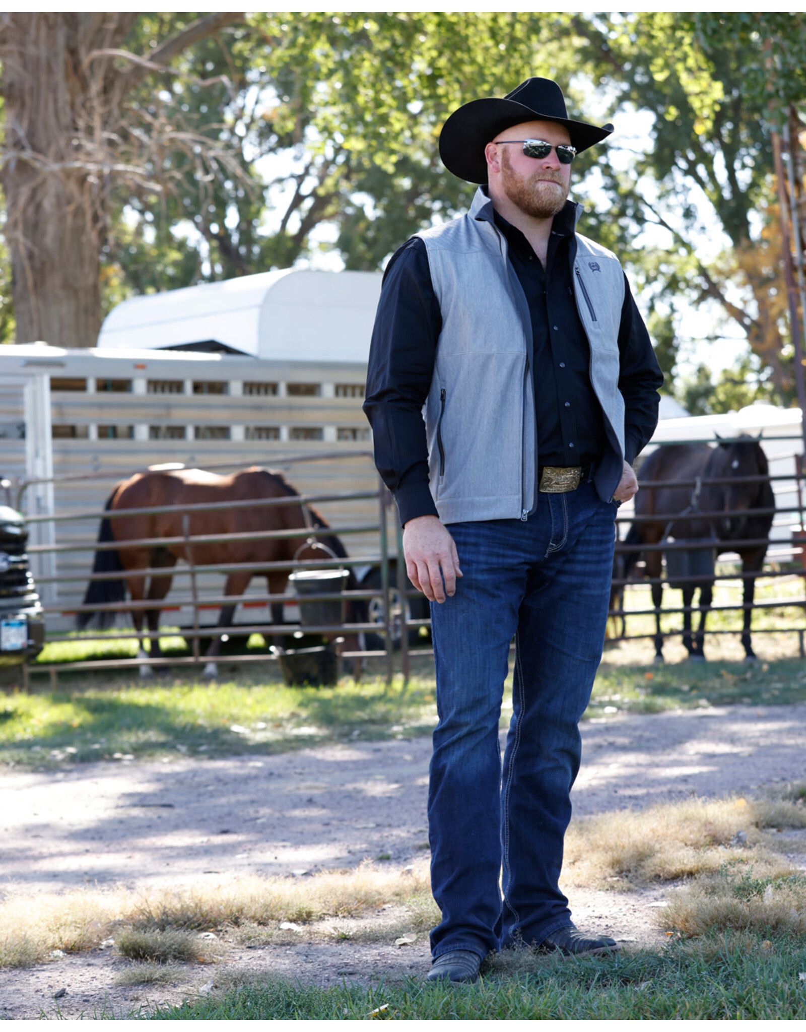 CINCH VEST MNS CINCH BONDED GRAY