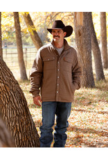 CINCH SHIRT JACKET MNS CINCH BROWN PLAID CC
