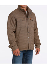 CINCH SHIRT JACKET MNS CINCH BROWN PLAID CC