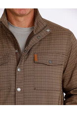 CINCH SHIRT JACKET MNS CINCH BROWN PLAID CC