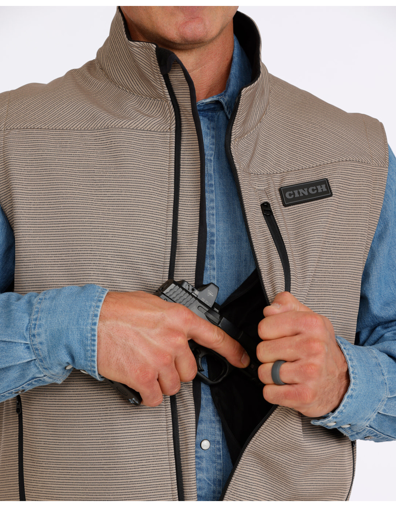 CINCH VEST MNS CINCH VEST BONDED KHAKI