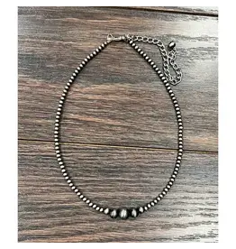 NECKLACE NAVAJO PEARL 15" GRADUATED