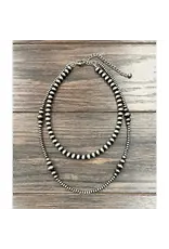 NECKLACE 2 STRAND NAVAJO PEARLS 22"