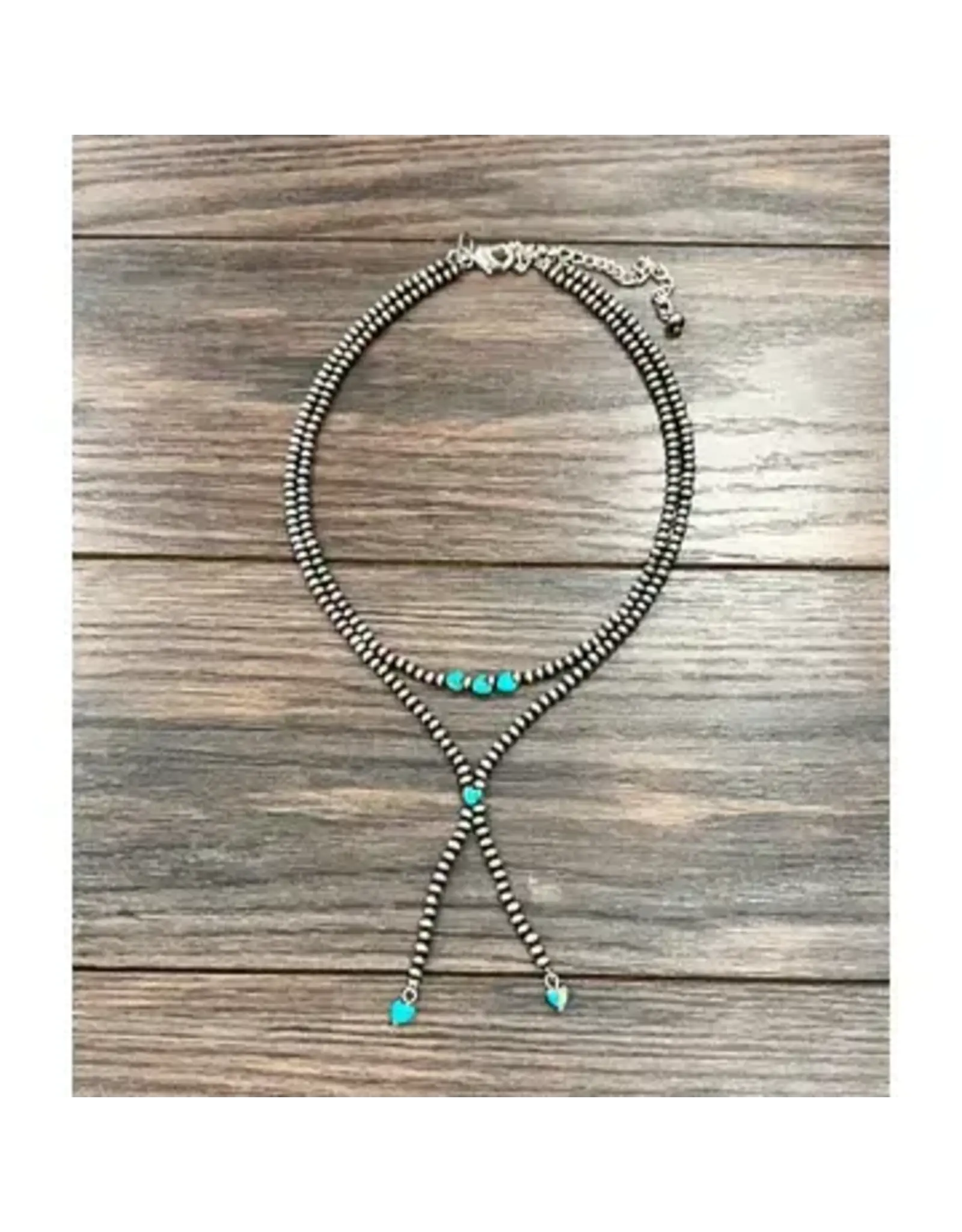 NECKLACE 23" NAVAJO PEARL Y STRAND