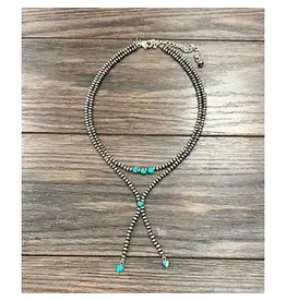 NECKLACE 23" NAVAJO PEARL Y STRAND
