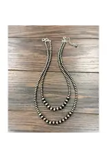 NECKLACE 2 STRAND 24" GRADUATED NAVAJO PEARLS