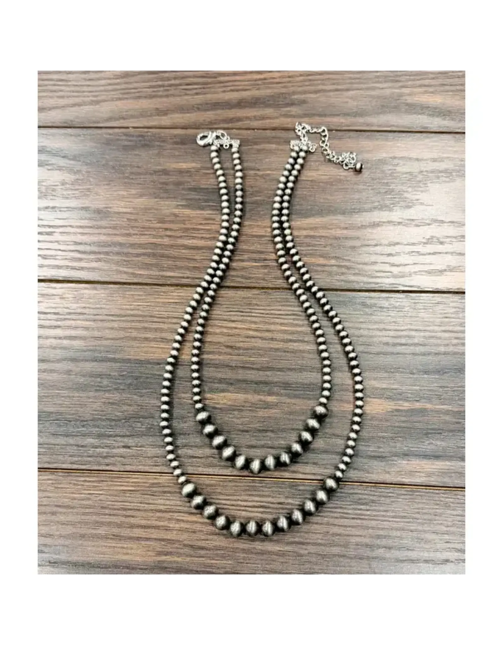 NECKLACE 2 STRAND 24" GRADUATED NAVAJO PEARLS