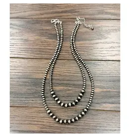 NECKLACE 2 STRAND 24" GRADUATED NAVAJO PEARLS
