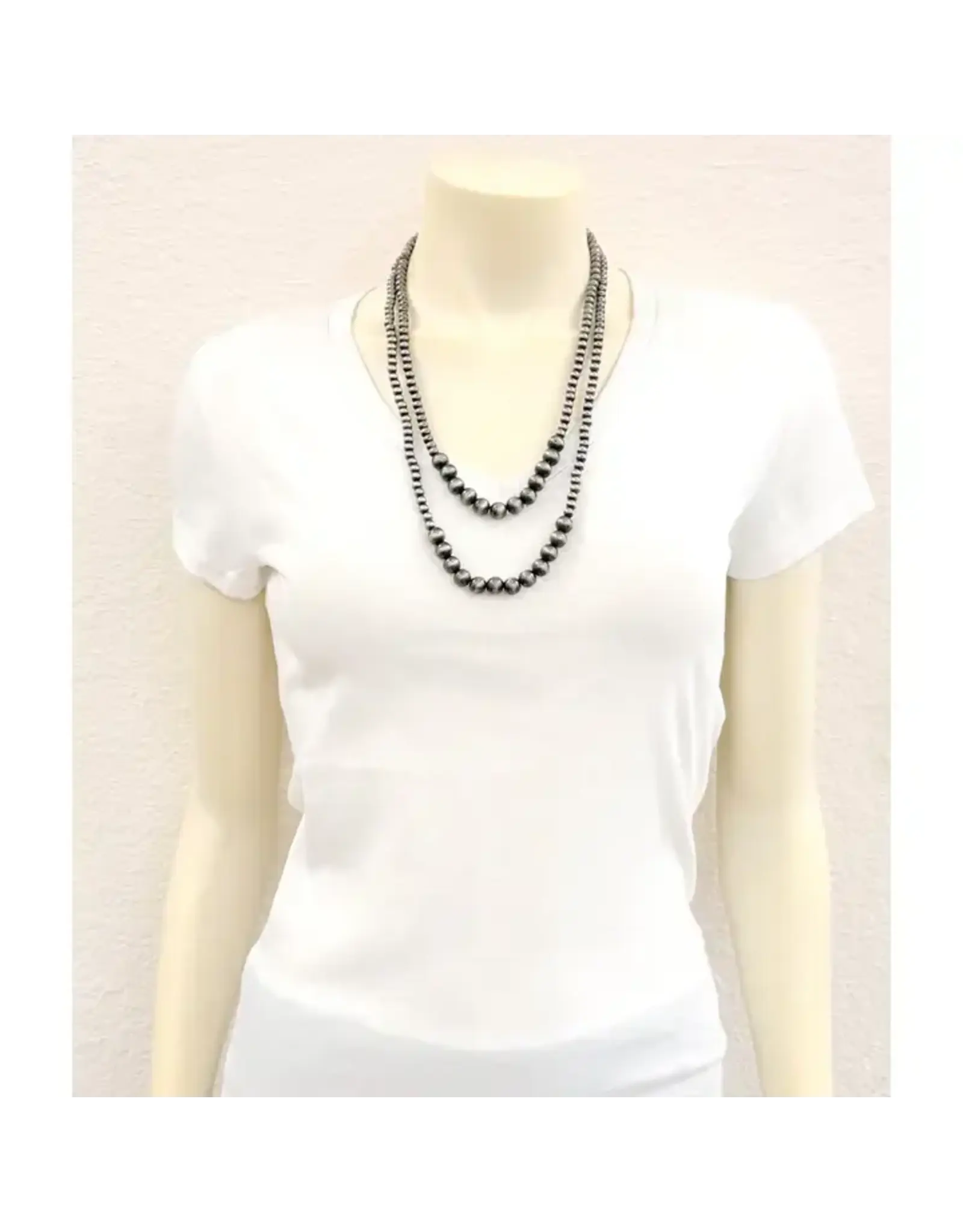 NECKLACE 2 STRAND 24" GRADUATED NAVAJO PEARLS