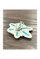 RING HUGE LOPED SIDED CONCHO TURQUOISE