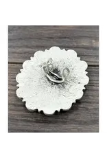 RING HUGE TURQUOISE SQUASH BLOSSOM