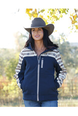 CINCH HOODIE WMS CINCH BONDED NAVY AZTEC