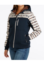 CINCH HOODIE WMS CINCH BONDED NAVY AZTEC