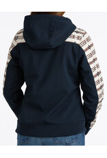 CINCH HOODIE WMS CINCH BONDED NAVY AZTEC