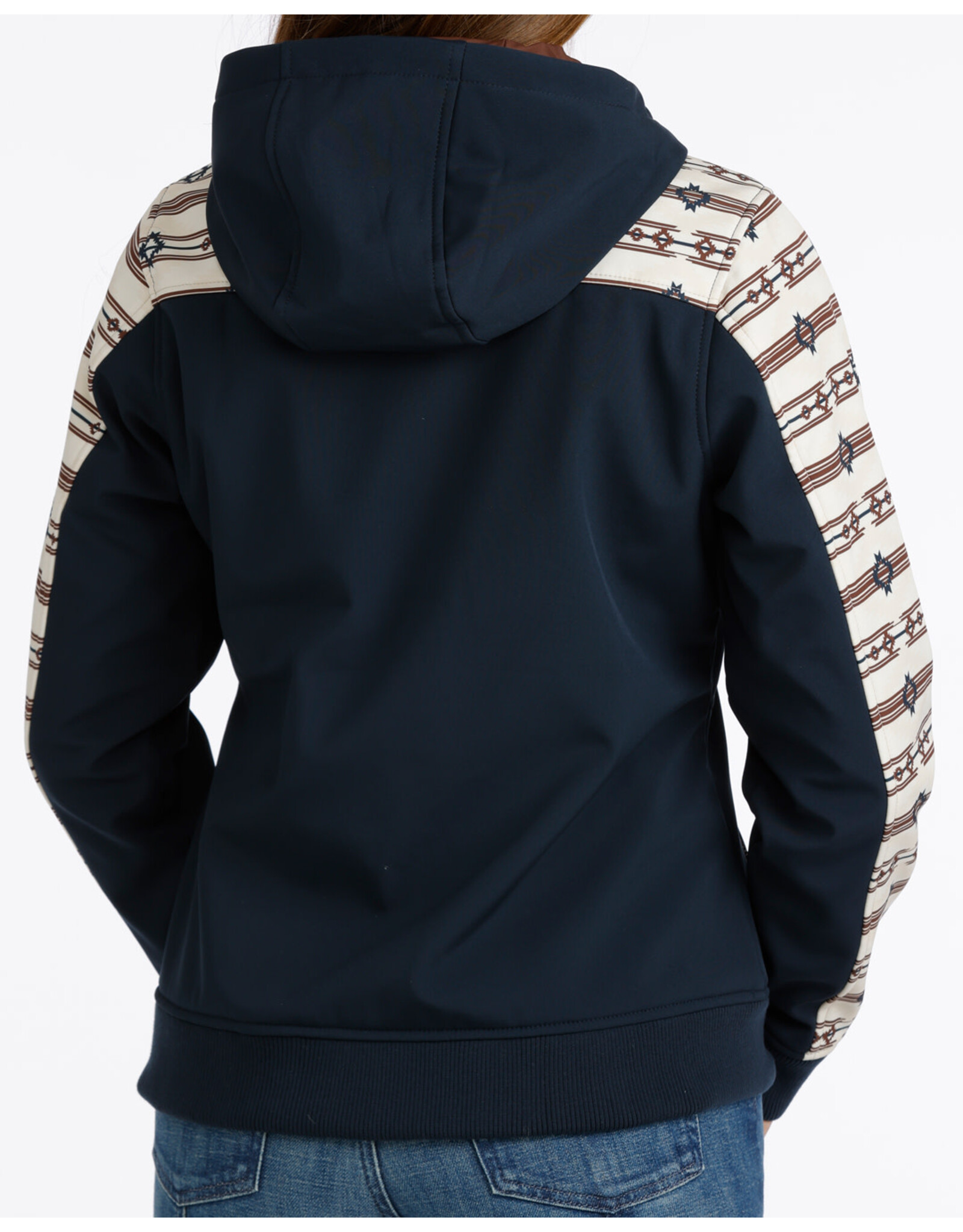 CINCH HOODIE WMS CINCH BONDED NAVY AZTEC