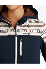 CINCH HOODIE WMS CINCH BONDED NAVY AZTEC
