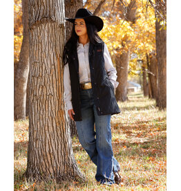 VEST WMS CINCH BARN LONG BLACK