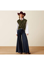 SWEATER VEST ARIAT WMS WICHITA IVY GREEN