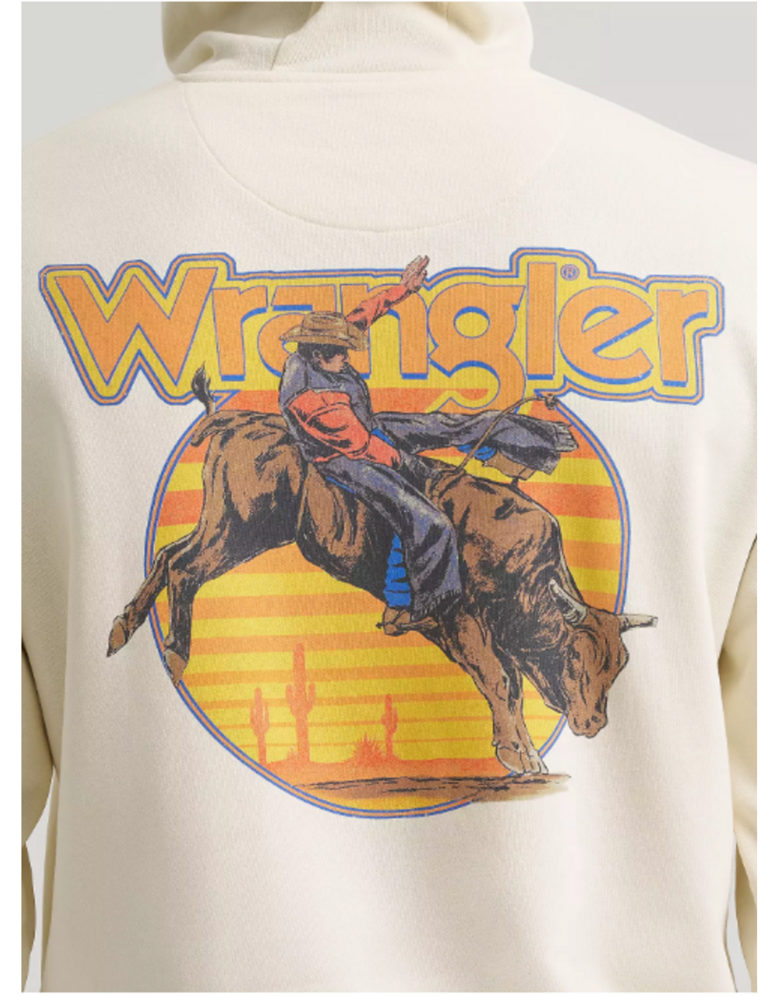HOODIE MNS WRANGLER SENDIT WHITE