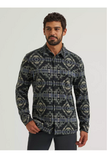 SHAKET MNS WRANGLER CAMPSITE JET BLACK CHECOTAH