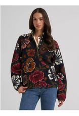 JACKET WRANGLER WMS ELEVATED BLACK SHERPA FLOWER