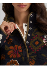 JACKET WRANGLER WMS ELEVATED BLACK SHERPA FLOWER