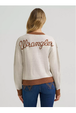 CARDIGAN WMS WRANGLER HORSESHOE CREAM
