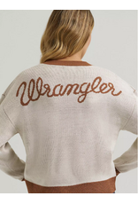 CARDIGAN WMS WRANGLER HORSESHOE CREAM