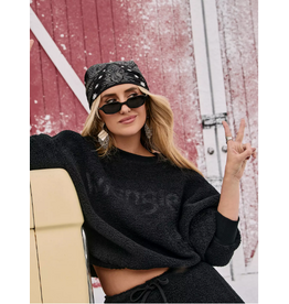 SWEATSHIRT WMS WRANGLER X LW PRESHOW BLK