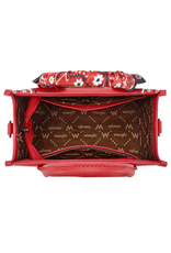 CROSSBODY PURSE TOTE WRANGLER BRAIDED BANDANA PAISLEY RED