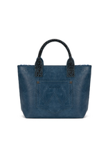 PURSE CROSSBODY WRANGLER TOTE NAVY AND AZTEC