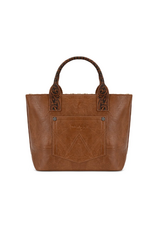 PURSE CROSSBODY WRANGLER TOTE LEATHER, AZTEC HANDLES