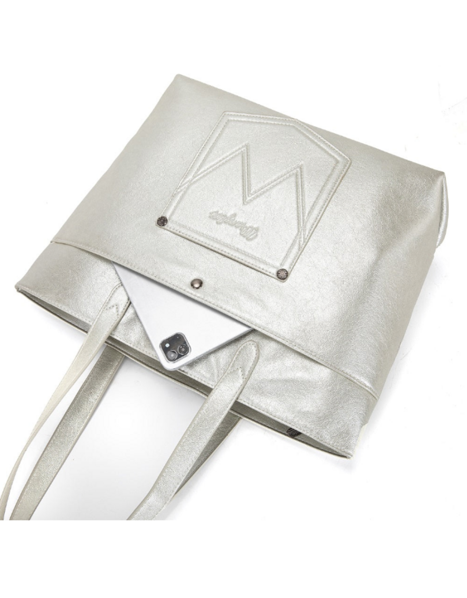 PURSE TOTE WRANGLER SLIVER EMBROIDERED BUCKLE