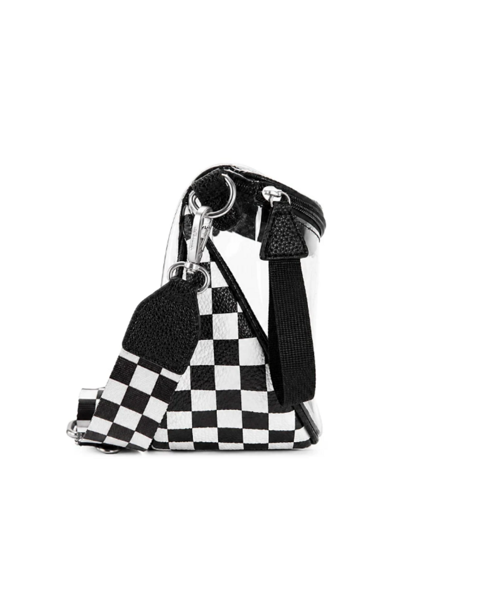 CLEAR PURSE CROSSBODY WRANGLER  CHECKERED