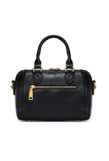 SATCHEL PURSE WRANGLER GENUINE HAIR ON HIDE BLACK
