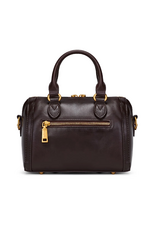 SATCHEL PURSE WRANGLER GENUINE HAIR ON HIDE BROWN