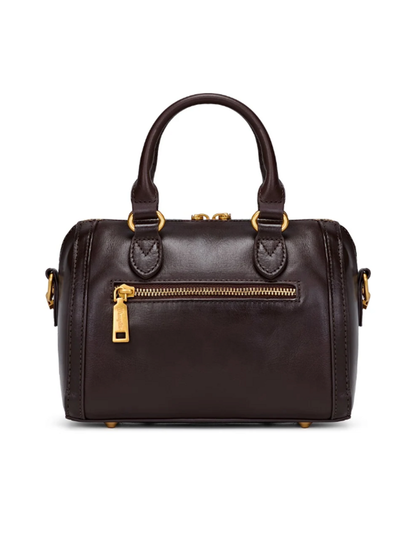 SATCHEL PURSE WRANGLER GENUINE HAIR ON HIDE BROWN