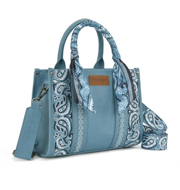 PURSE CROSSBODY WRANGLER BRAIDED BADANA PRINT JEAN